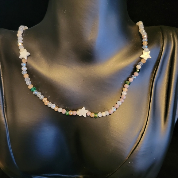 Star Beaded Necklace - Picture 2 of 5